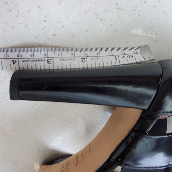 Stuart Weitzman Sandals Women 9 black stretchy Strappy Sandals. - Picture 12 of 13